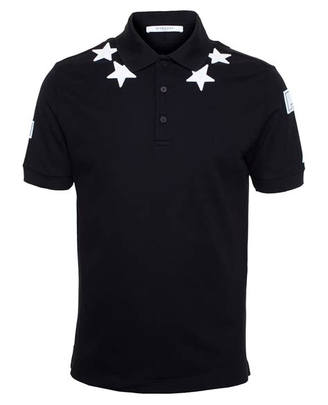 givenchy star sleeve polo shirts.